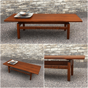 Jens Risom T 621 Walnut Bench-low Table 