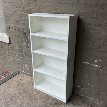 White Painted Bookcase