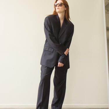 1990s Ralph Lauren Cashmere-Blend Menswear Pinstripe Suit 