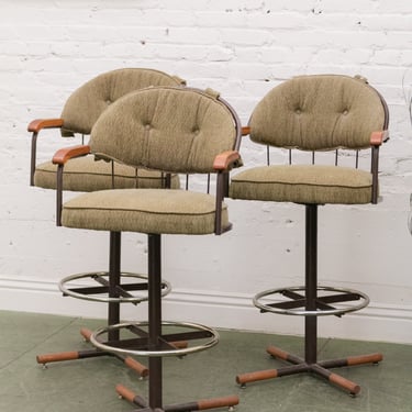 Green 1970’s Stools