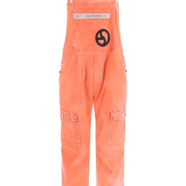 Acne Studios Cotton Overalls With Studs Men