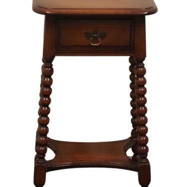Vintage Antique SPRINGFIELD FURNITURE Co. Solid Walnut Traditional Style 15" Tiered Nightstand 