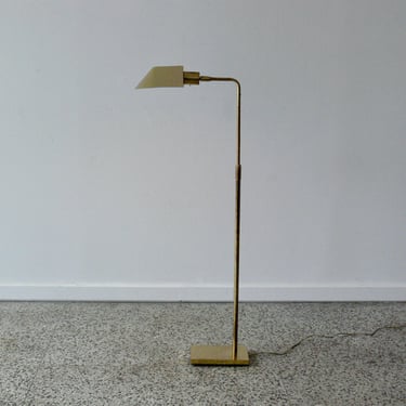 Vintage Brass Koch & Lowy Adjustable Floor Lamp 