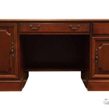 HOOKER FURNITURE Parliament Collection Cherry Traditional Style 71" Executive Office Desk / Credenza 053-10-264 