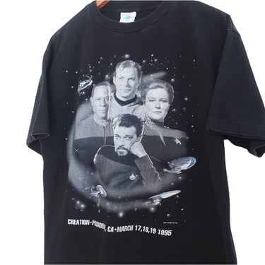 Star Trek shirt / sci fi shirt / 1990s Star Trek Convention t shirt Pasadena Large 