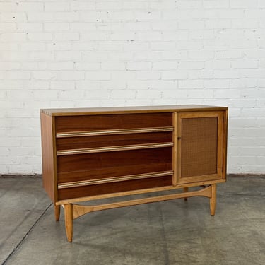 Compact Two Tone Credenza 