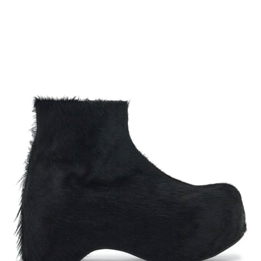 Marni "Long-Haired Chunky Ankle Boots Women