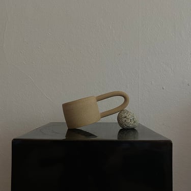 Handmade stoneware mug 