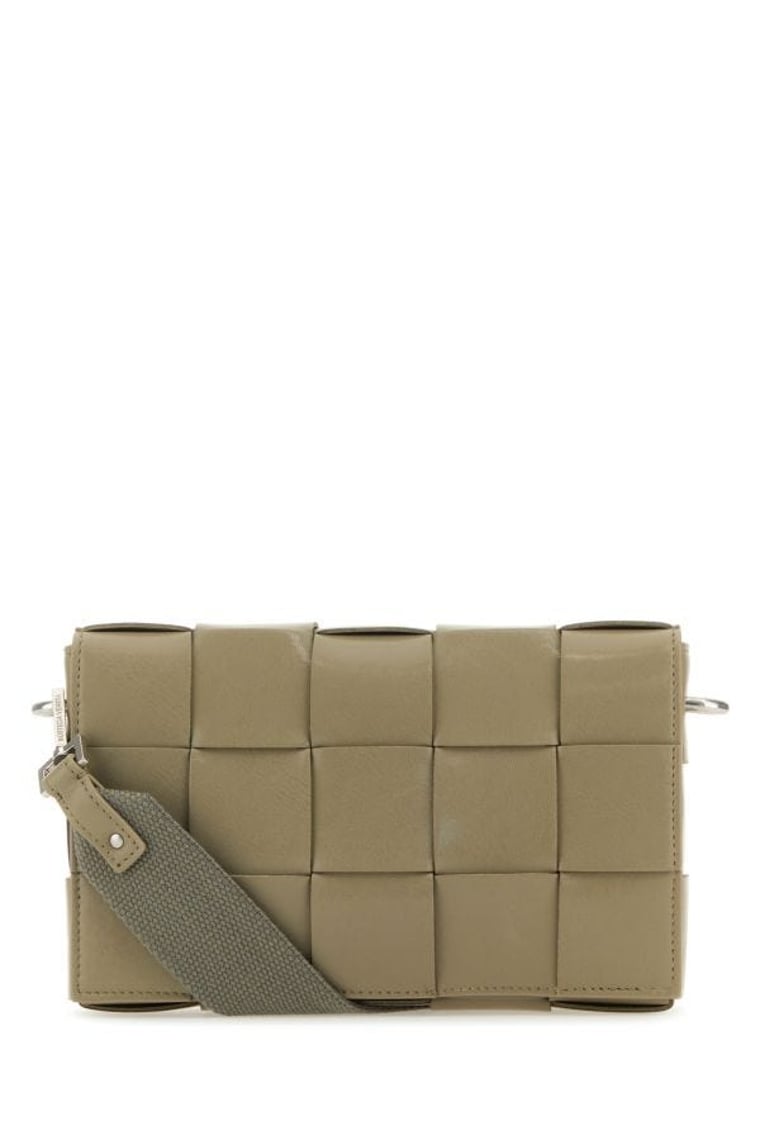 BOTTEGA VENETA Sage green leather Cassette crossbody bag | Luosophy ...