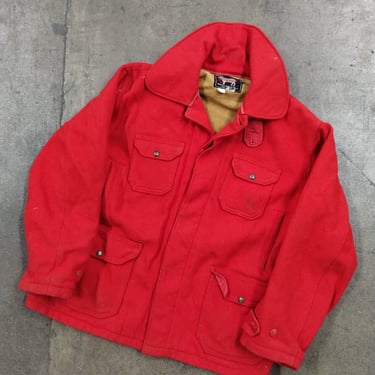 1940s Speed Racer Club Jacket | Vintage 40s Canary Yellow