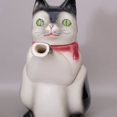 Vintage Erphila Figural Cat Teapot Western Germany 
