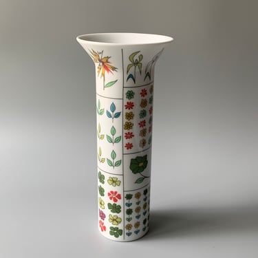 Emilio Pucci Hans Theo Baumann Piedmont Porcelain Vase Rosenthal Studio Line 