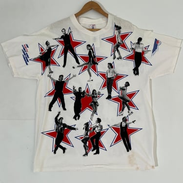 Vintage 1996 Campbells Soup World Figure Skating Champions T-Shirt Sz. XL