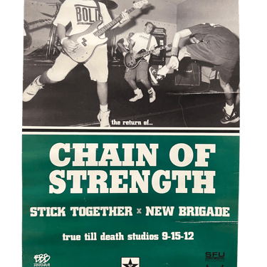 Chain Of Strength "The Return Of..." Poster 2012