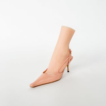 Soft Pink Prada Kitten Heel (38.5)