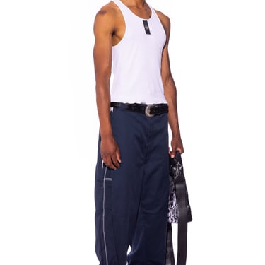 PORTERHOUSE WORKWEAR TROUSERS IN INDIGO