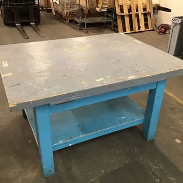 Salvaged School Wooodshop Bench (Tacoma)