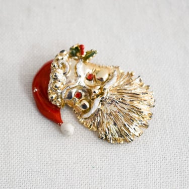 1960s Santa Brooch 