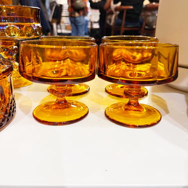 Vintage Colony Nouveau Coupe Glasses