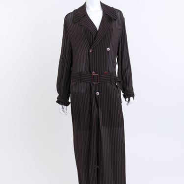 Pinstripe Palazzo Jumpsuit