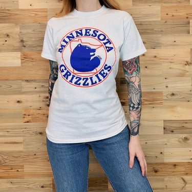 80's Minnesota Grizzlies Vintage Tee Shirt 
