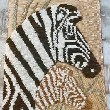 Zebra Tufted Wall Hanging