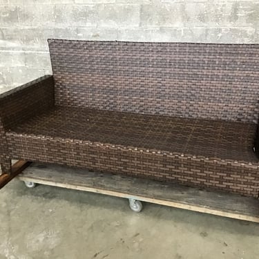 Woven Outdoor Patio Couch (Seattle)