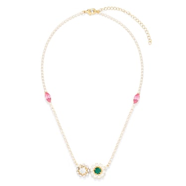 The Pink Reef Quad Georgian Necklace