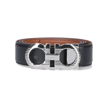 Ferragamo Men Gancini" Reversible Belt