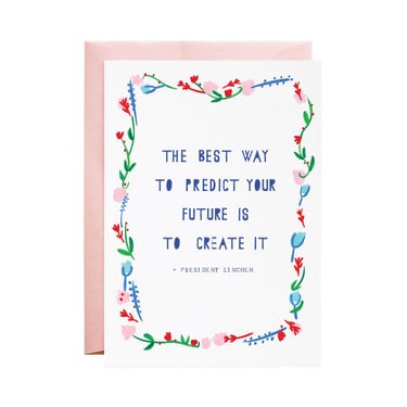 Predict the Future - Greeting Card