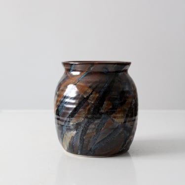 vintage studio pottery vase 