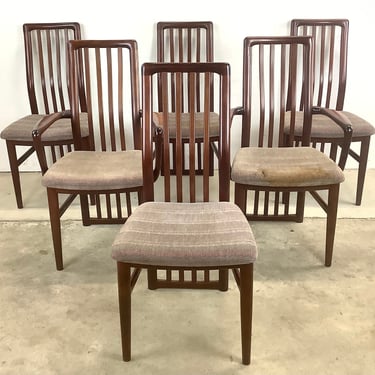 Scandinavian Modern Rosewood Dining Chairs by Schou Andersen 