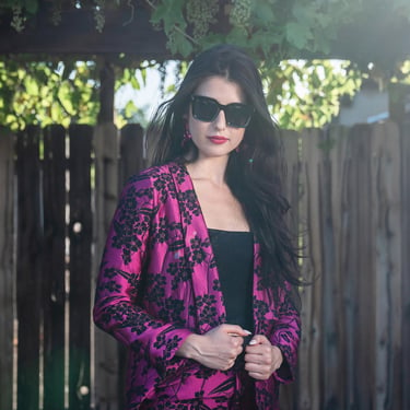 Raspberry Blossom Blazer 