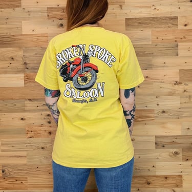 1992 Broken Spoke Saloon Sturgis South Dakota Vintage Tee Shirt T-Shirt 