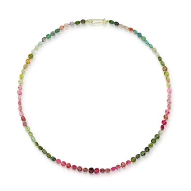 Judi Powers | Tourmaline Multicolor Seed Necklace