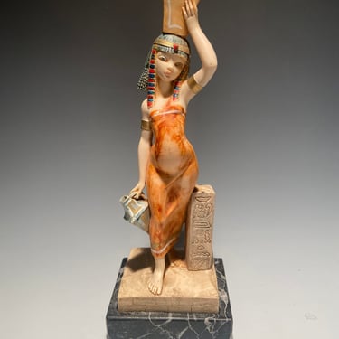 Vintage Simonetti Fontanini figurine of an Egyptian Girl 
