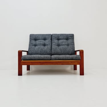 Mid century easy lounge couch by Sven Ellekaer for komfort teak, 1960s 