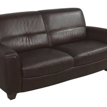 Brown Leather Sofa