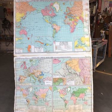 Map of the World and World War I (Seattle)