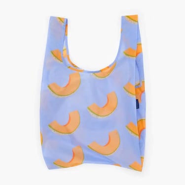 Reusable Bag in Cantaloupe Blue