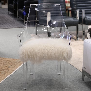 Mitchell Gold Lucite Office Chair