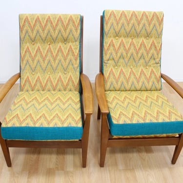 Mid Century Lounge Chairs by Cintique Furniture of London 
