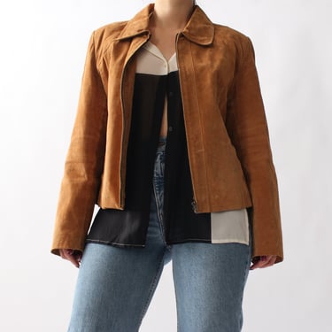 Vintage Butterscotch Suede Jacket