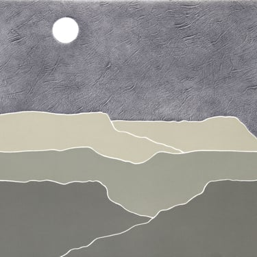 Taos Dusk by Peter Keefer, Serigraph, 1980 