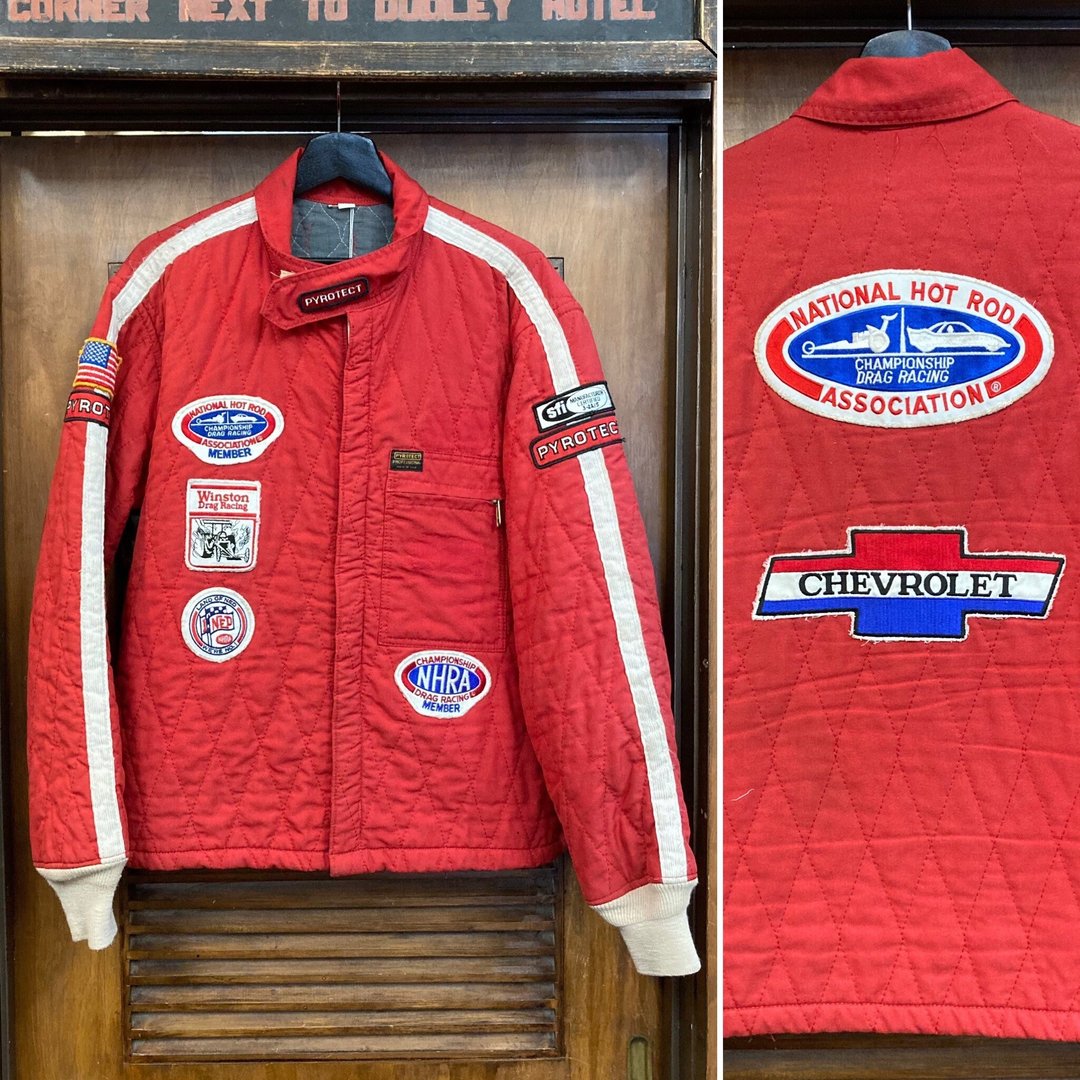 Vintage 1970's NHRA Hot Rod Drag Race Quilted Racing Jacket, 70' | Vintage  on Hollywood | Hollywood - Los Angeles, CA