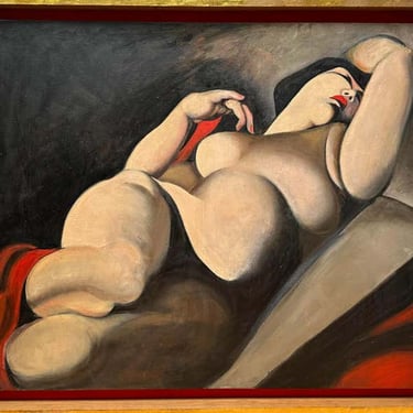 Nude of Voluptuous Woman after Tamara de Lempika