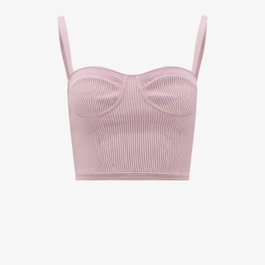 Alexander Mcqueen Woman Alexander Mcqueen Woman Pink Top