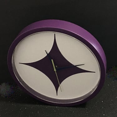 Vintage Abstract Modern Hanging Wall Clock by Todd Oldham 