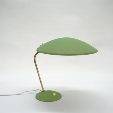 Vintage Table Lamp / Green Lamp / Vintage Desk Lamp / Bauhaus Lamp / Retro Light / 50s / Adjustable Lamp / Arteluce Era / Mid Century Modern 