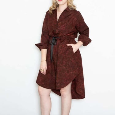 SBJ Austin Amanda Dress - Red Print